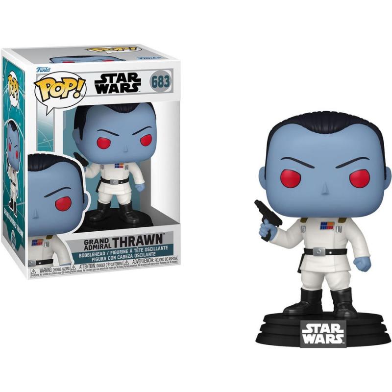 Funko Pop! Disney: Star Wars Ahsoka S2 - Grand Admiral Thrawn # 683 Bobble-Head Vinyl Figure