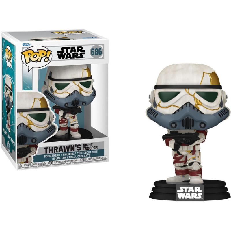 Funko Pop! Disney: Star Wars Ahsoka S2 - Thrawn's Night Trooper #686 Bobble-Head Vinyl Figure