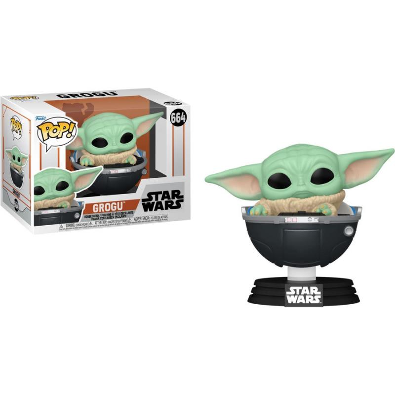 Funko Pop! Disney Star Wars: The Mandalorian - Grogu #664 Bobble-Head Vinyl Figure