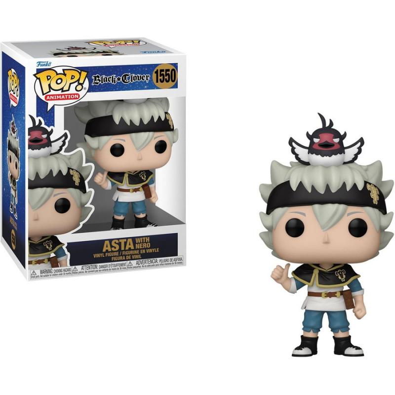 Funko Pop! Animation: Black Clover - Asta with Nero #1550 Vinyl Figure