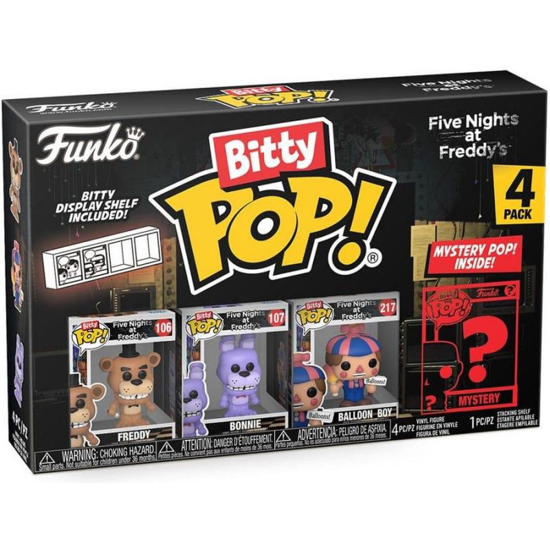 Funko Bitty Pop! 4-Pack: Five Nights at Freddy's - Freddy Vinyl Figures