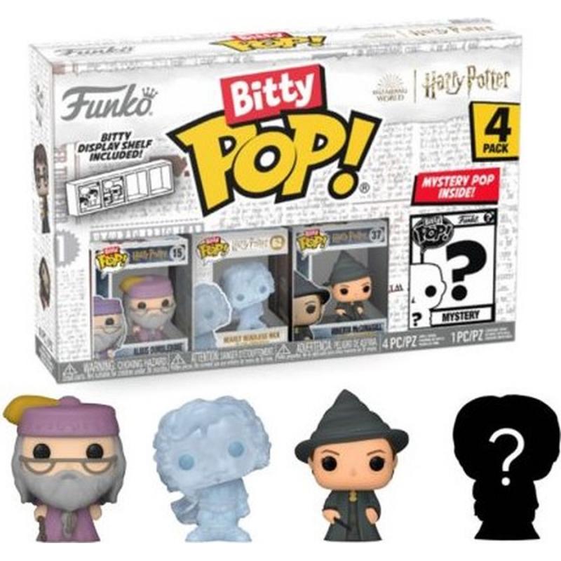 Funko Bitty POP! Harry Potter S1 - Albus Dumbledore, Nearly Headless Nick, Minerva McGonagall