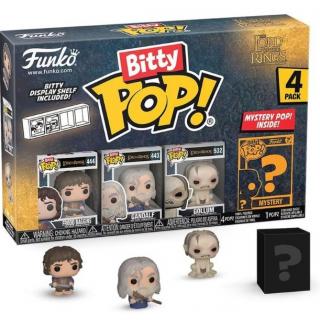 Funko Bitty Pop! 4-Pack: The Lord of the Rings - Frodo, Gandalf, Gollum + Mystery Vinyl Figures