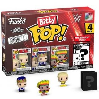 Funko Bitty Pop! WWE: Vinyl Figure 4-Pack Dusty Rhodes, Lawler, Steamboat and Mystery 2,5 cm