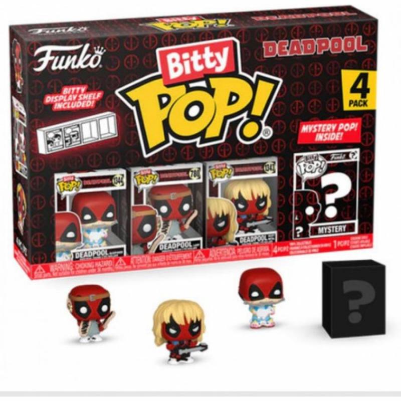 Funko Bitty POP! Vinyl Figure 4-Pack Deadpool Sleepover 2,5 cm