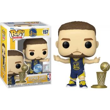 Funko Pop! NBA: Golden State Warriors - Stephen Curry (Throwback) (Special Edition) Vinyl Figur #157