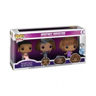 Funko POP! Icons Whitney Houston Vinyl Figures 3-Pack Diamond Collection Exclusive Edition 9 cm