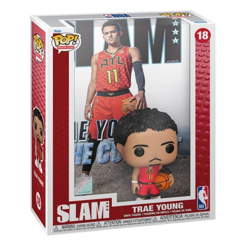 Funko NBA Cover POP! Basketball Vinyl Figure Trae Young (SLAM Magazin) 9 cm #18