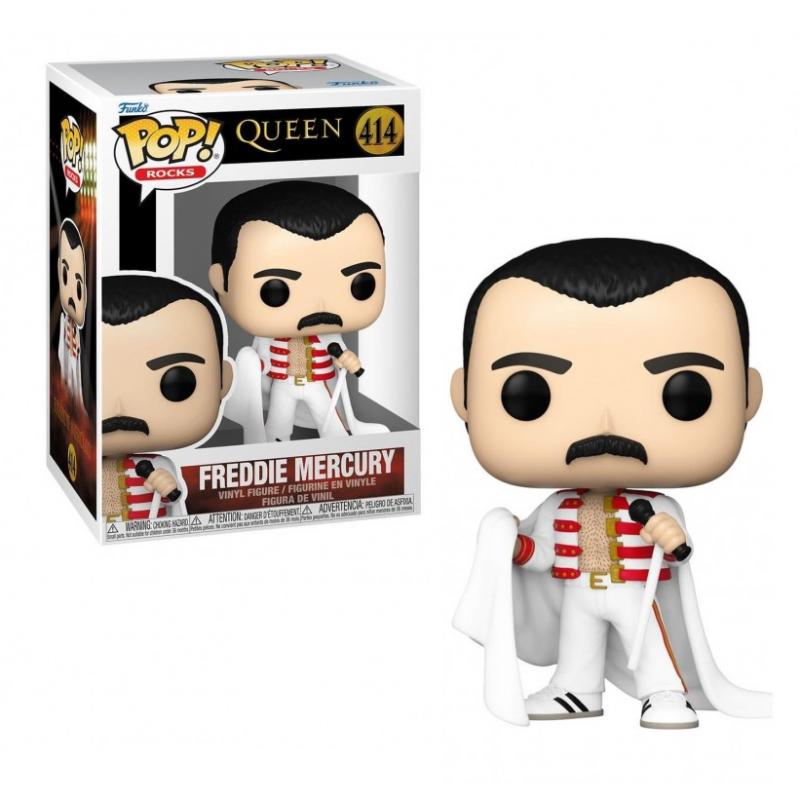Funko Pop! Rocks: Queen - Freddie Mercury (with Cape) #414 Vinyl Figure
