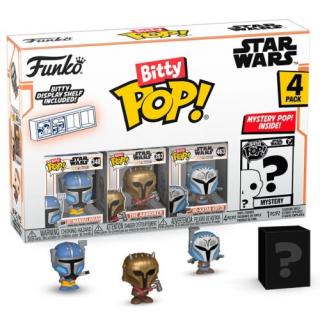 Funko Bitty Pop! Star Wars: Heavy Mandalorian, The Armorer, Bo-Katan & Mystery 2,5 cm
