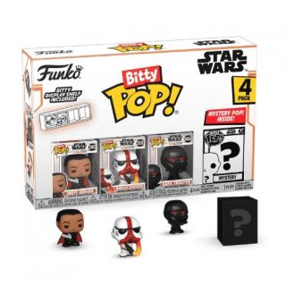 Funko Bitty Pop! Star Wars: Moff Gideon, Incinerator Stormtrooper, Dark Trooper & Mystery 2,5 cm