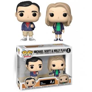 Funko POP! Television The Office Vinyl Figures 2-Pack Michael & Holly 9 cm