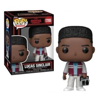 Funko POP! Television Stranger Things Vinyl Figures Lucas Sinclair with Boombox 9 cm #1785