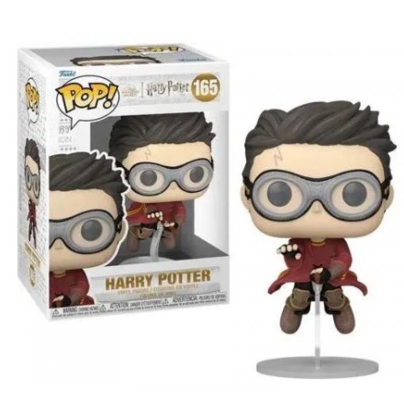 Funko POP! Movies Harry Potter Vinyl Figure Harry w/Broom (Quidditch) 9 cm #165
