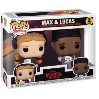 Funko POP! Animation Stranger Things Vinyl Figures 2-Pack Max & Lucas 9 cm
