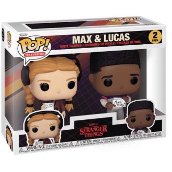 Funko POP! Animation Stranger Things Vinyl Figures 2-Pack Max & Lucas 9 cm