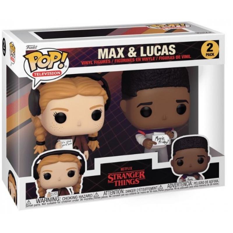 Funko POP! Animation Stranger Things Vinyl Figures 2-Pack Max & Lucas 9 cm