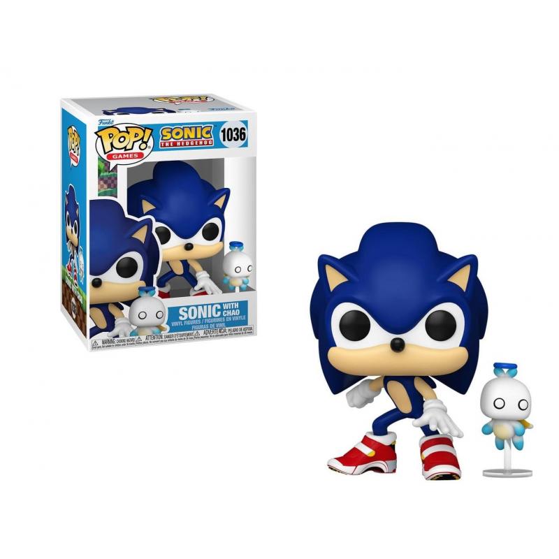 Funko Pop! Games: Sonic The Hedgehog - Sonic with Hero Chao #1036 Vinyl Figures