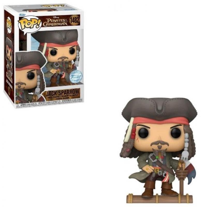 Funko POP! Movies Pirates of the Caribbean Vinyl Figure Jack Sparrow 9 cm #1482 (Exclusive)