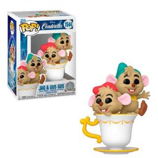 Funko POP! Cinderella 75th Anniversary Disney Vinyl Figure Jaq & Gus in cup 9 cm #1544