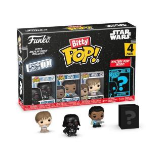 Funko Bitty Pop! Star Wars Vinyl Figure 4-Pack Vader, Lando, Luke and Mystery Figure 2,5 cm