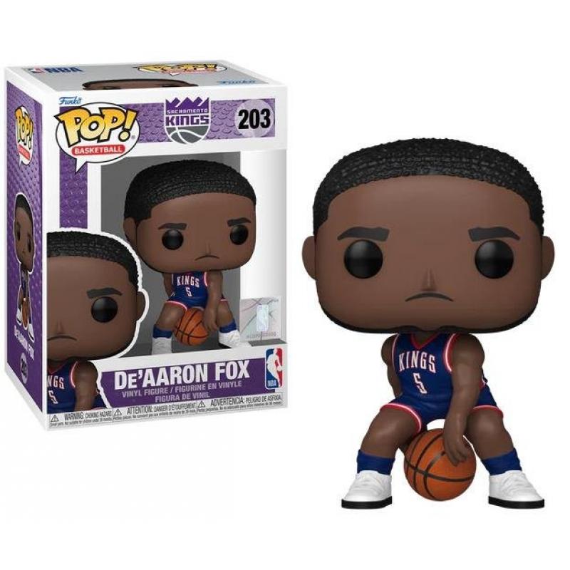 Funko Pop! Basketball: NBA Kings - De'Aaron Fox (City Edition 24-25) #203 Vinyl Figure
