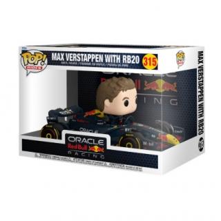 Funko POP! Rides Super Deluxe Vinyl Figure Formula 1 Red Bull - Verstappen w/RB20 15 cm #315