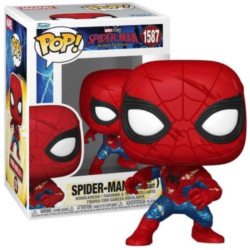 Funko POP! Spider-Man: Brand New Day Vinyl Figure Spider-Man (No Way Home Suit) 9 cm #1587