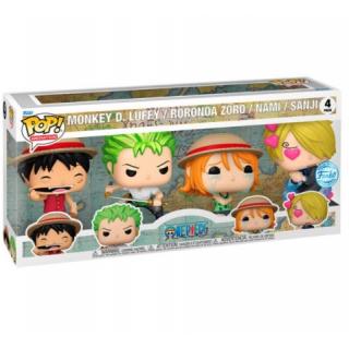 Funko POP! Animation One Piece Vinyl Figure 4-Pack Refresh Special Edition 9 cm
