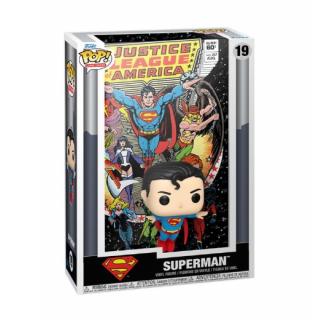 Funko POP! Comic Covers DC Vinyl Figure Justice League of America Superman 9 cm #19 Special Edition