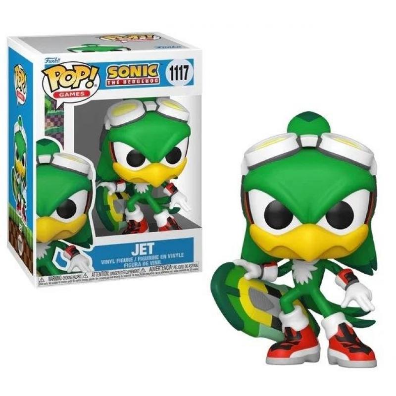Funko POP! Games Sonic the Hedgehog Vinyl Figure Jet the Hawk w/Board 9 cm #1117