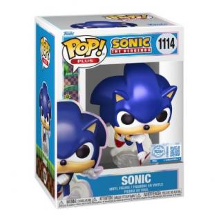 Funko POP! Plus Movies Sonic - The Hedgehog Vinyl Figures Sonic(PRL) 9 cm #1114