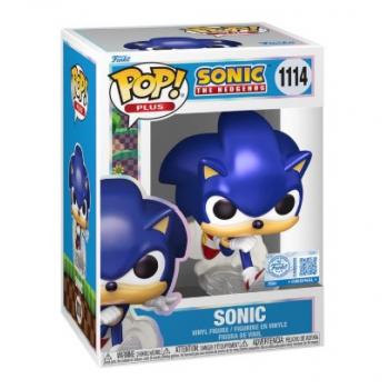 Funko POP! Plus Movies Sonic - The Hedgehog Vinyl Figures Sonic(PRL) 9 cm #1114