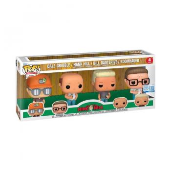 Funko Pop! 4-Pack: King of The Hill - Dale Gribble (Special Edition) Vinyl Figures