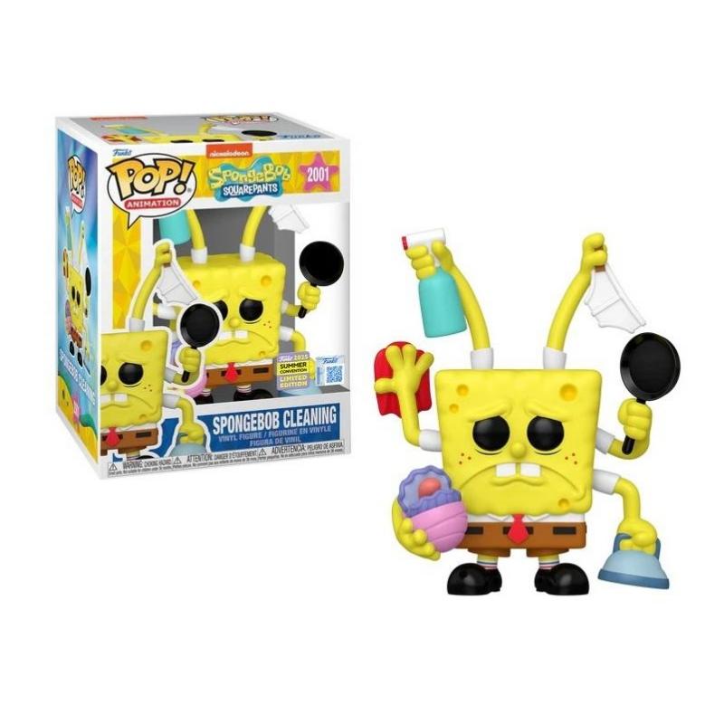 Funko Pop! Animation: SpongeBob SquarePants - SpongeBob Cleaning (Convention Special Edition) #2001
