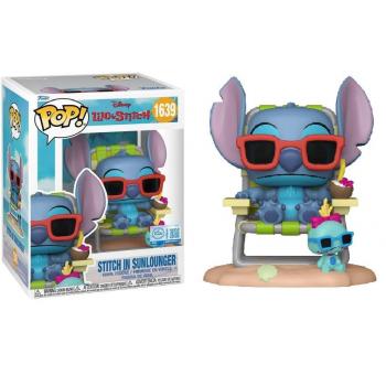 Funko Pop! Premium: Lilo & Stitch - Stitch in Sunlounger (Special Edition) Vinyl Figure #1639