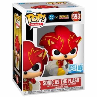 Funko POP! Heroes DC x Sonic the Hedgehog Vinyl Figure Sonic as The Flash 9 cm #593(Special Edition)