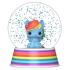Funko My Little Pony Mystery Minis Snow Globes 5 cm - Rainbow Dash