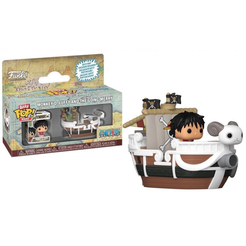 Funko POP! Ride One Piece Bitty Vinyl Figure Going Merry w/Luffy 2,5 cm
