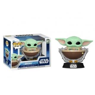 Funko POP! Star Wars: The Mandalorian and Grogu Vinyl Bobblehead Figure Grogu in Pram 9 cm #823