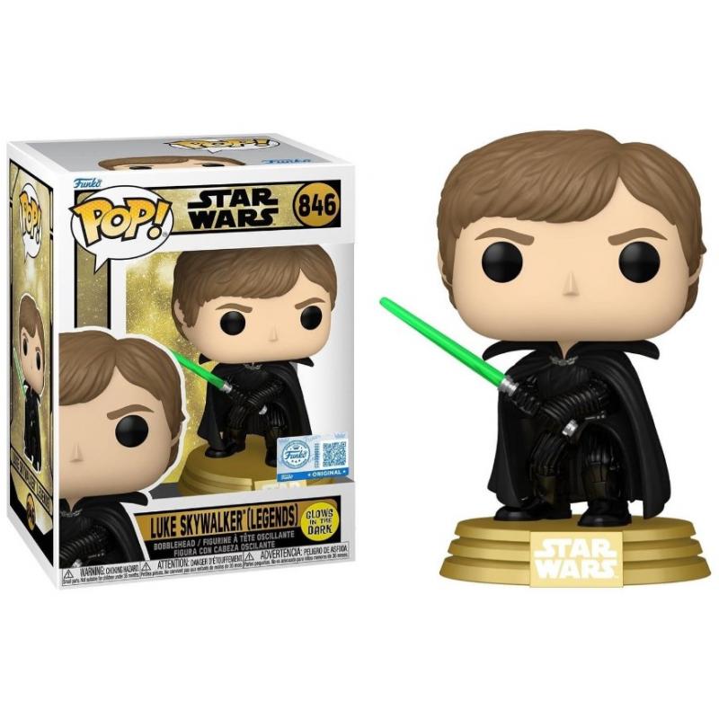 Funko POP! Star Wars Legends Vinyl Figure Luke (Glos in the Dark) 9 cm #846