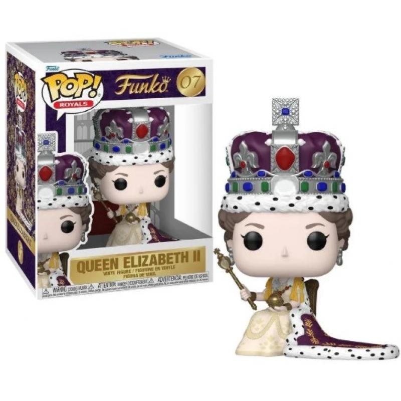 Funko POP! Premium Queen Elizabeth II Vinyl Figure 100th - Queen Elizabeth II (Coronation) 9 cm #07