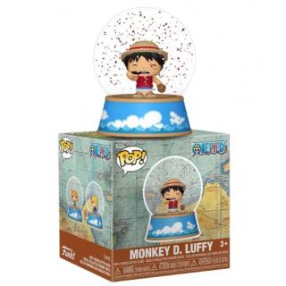One Piece Mini Figures Glitter Globes - Monkey D. Luffy