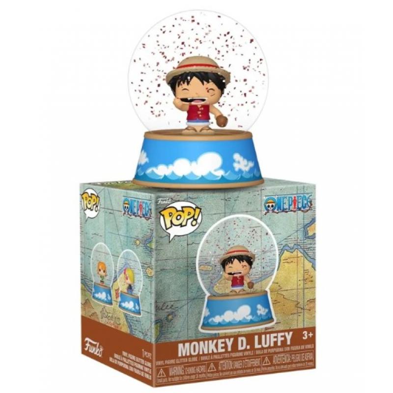 One Piece Mini Figures Glitter Globes - Monkey D. Luffy