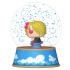 One Piece Mini Figures Glitter Globes - Sanji