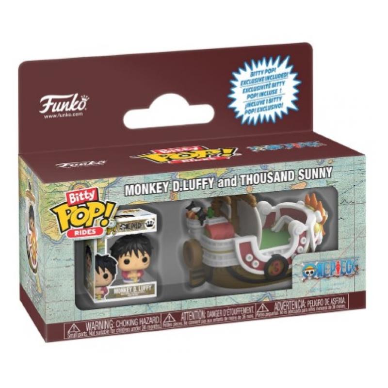 Funko Bitty POP! Rides One Piece Vinyl Figure Thousand Sunny w/Luffy 2,5 cm