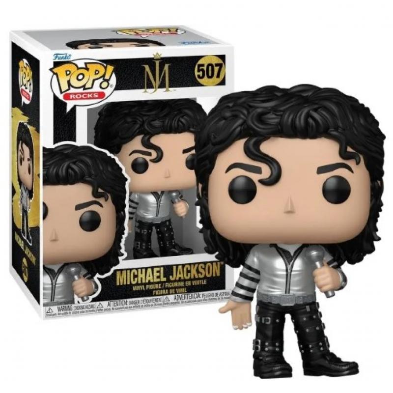 Funko POP! Rocks Michael Jackson Vinyl Figure Bad Tour (MT) 9 cm #507