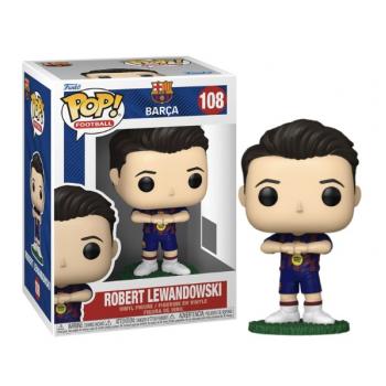 Funko POP! Football FC Barcelona Vinyl Figure Robert Lewandowski 9 cm #108