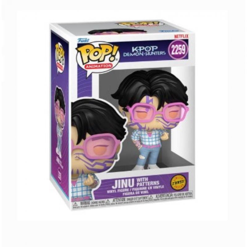 Funko POP! Animation KPop Demon Hunters Vinyl Figures Jinu 9 cm #2259 (Ltd Chase Edition)