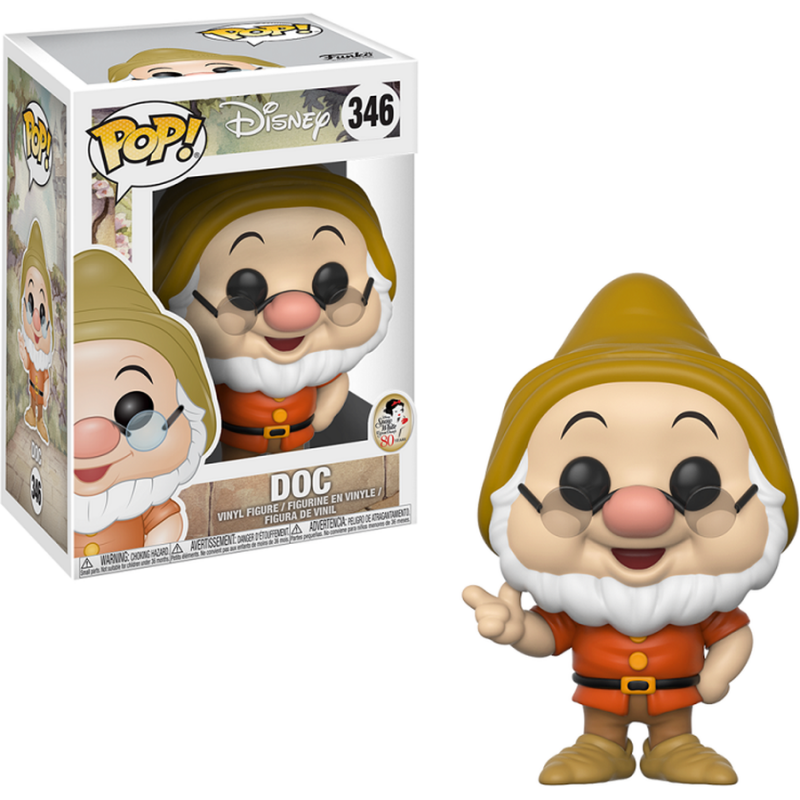 Funko POP! Disney Snow White - 346 Doc Vinyl Figure 10cm